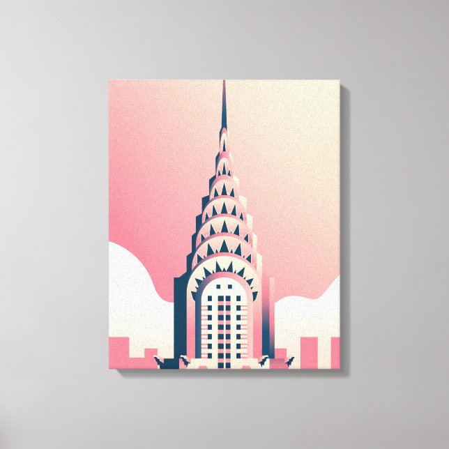 Chrysler Building Canvas Print (Front)