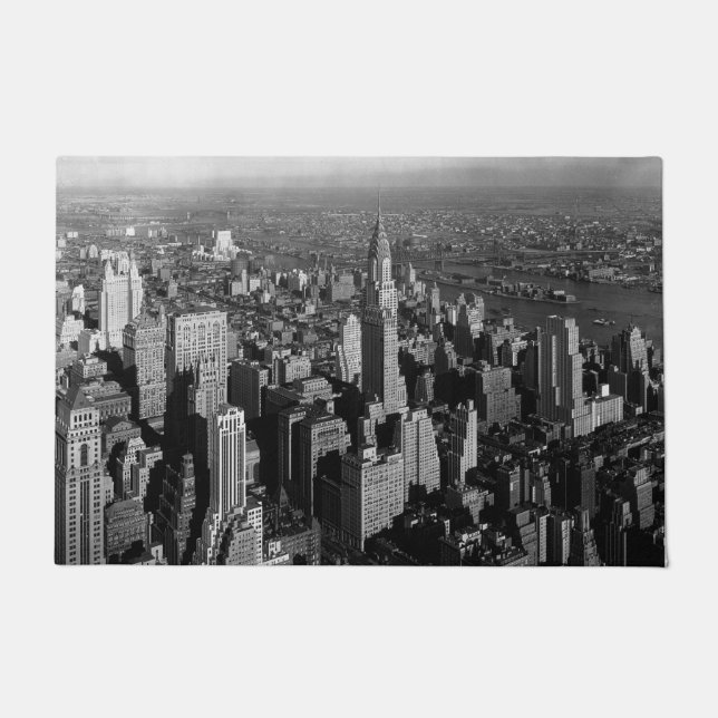 Chrysler Building New York Manhattan Doormat (Front)
