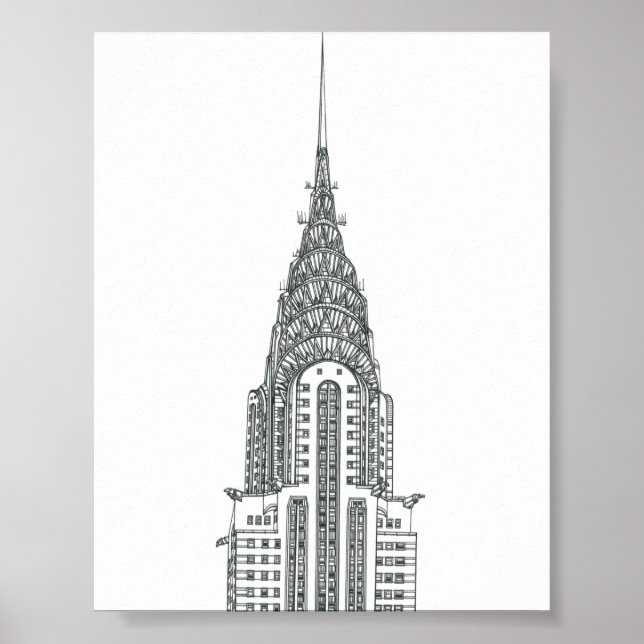 Chrysler building poster (Front)