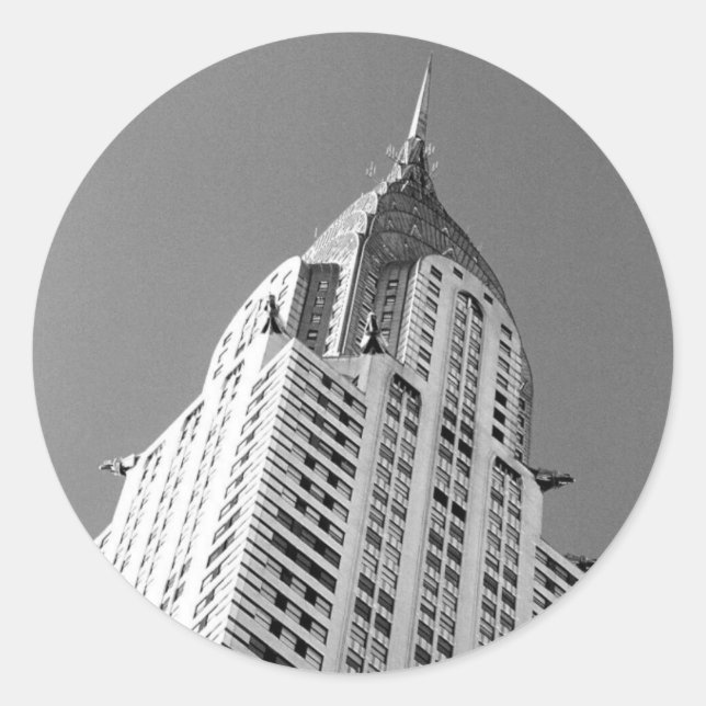 Chrysler Building Stickers (Front)