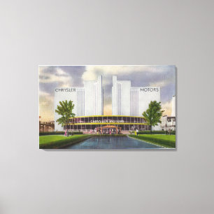 Chrysler Motors Exhibit, 1934 World's Fair Canvas Print
