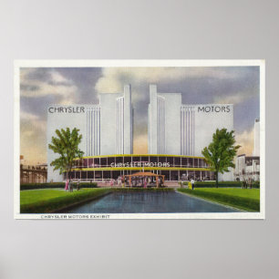 Chrysler Motors Exhibit, 1934 World's Fair Poster