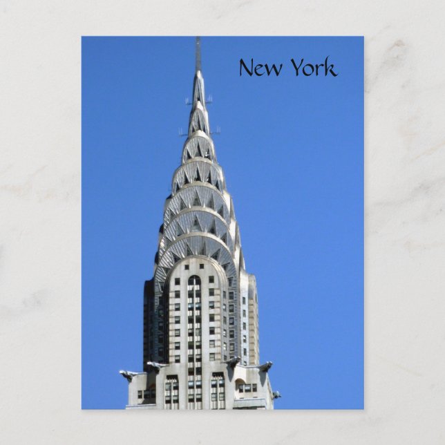 chrysler ny postcard (Front)