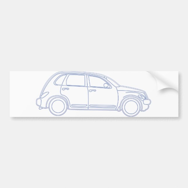 Chrysler PT Cruiser Bumper Sticker (Front)