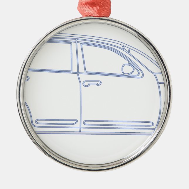 Chrysler PT Cruiser Metal Tree Decoration (Front)