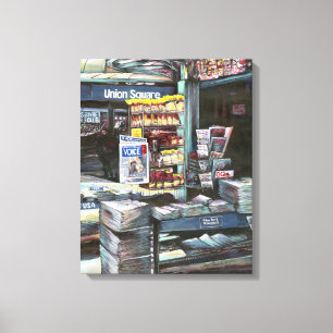Chrysocolia Morning, Union Square, New York City Canvas Print