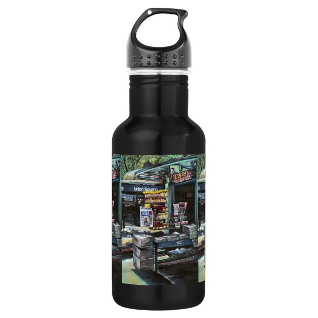 Chrysocolia Morning, Union Square, NYC 532 Ml Water Bottle (Front)