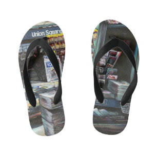 Chrysocolia Morning, Union Square, NYC Kid's Jandals