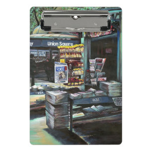 Chrysocolia Morning, Union Square, NYC Mini Clipboard