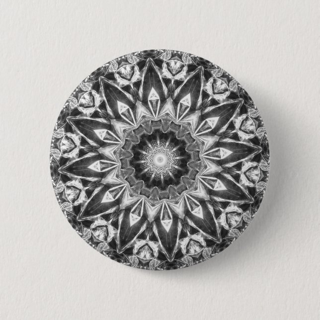 Chrystal Kaleidoscope 05 6 Cm Round Badge (Front)
