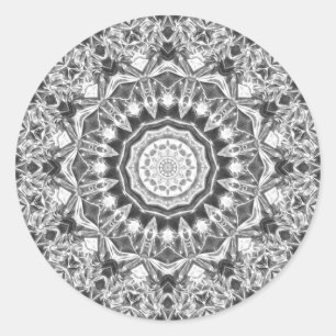 Chrystal Kaleidoscope 08 Classic Round Sticker