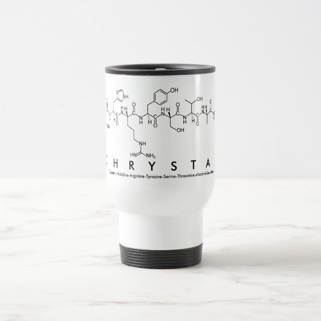 Chrystal peptide name mug (Center)
