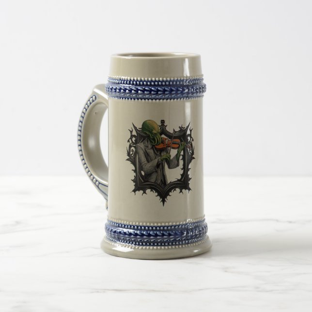 Chthulu Violin Beer Stein (Front Left)