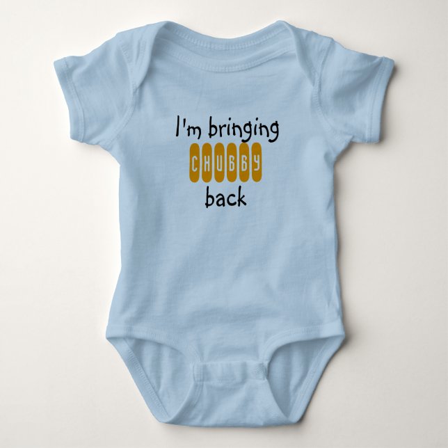 Chubby Baby Baby Bodysuit (Front)