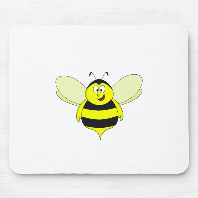 Chubby Bee Mouse Pad (Front)