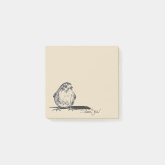 Chubby Bird Post-it Notes