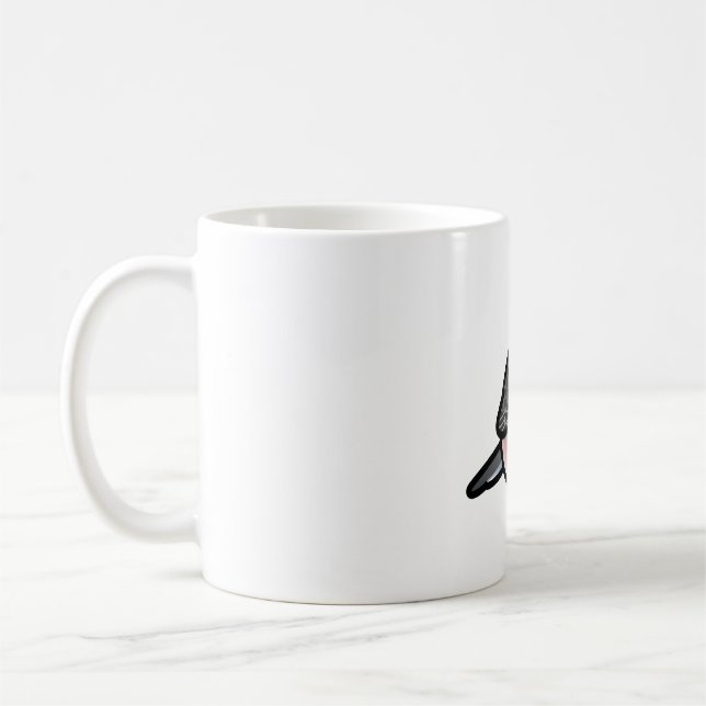 Chubby Bourke's Parakeet Coffee Mug (Left)