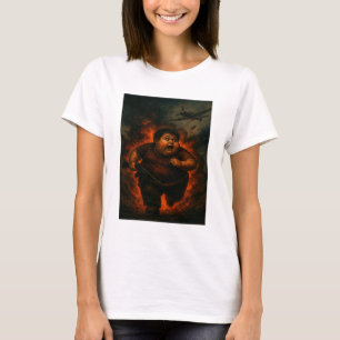 Chubby Boy in War – Funny Dark Fantasy Tee