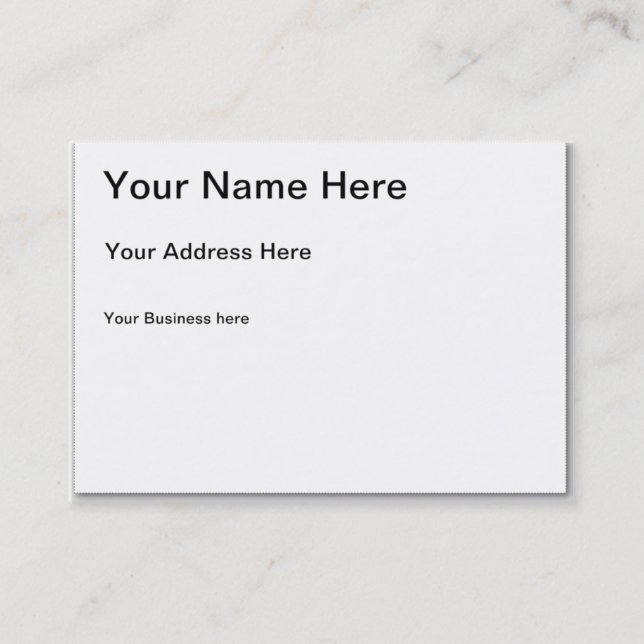 Chubby Business Card (Front)