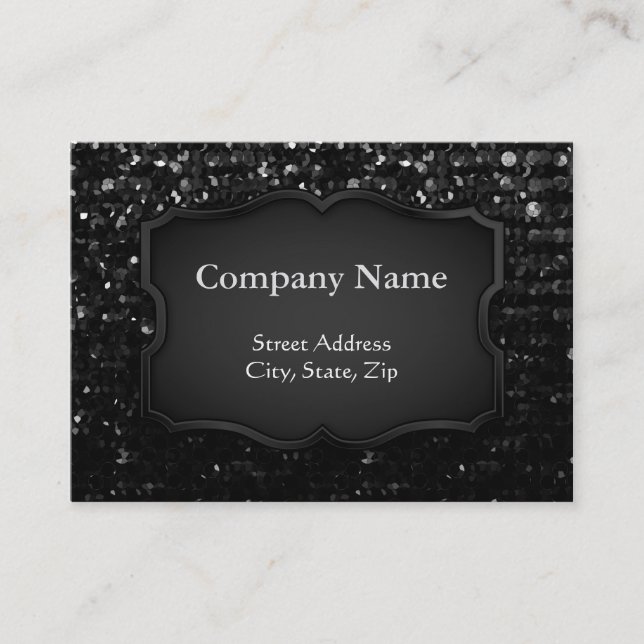 Chubby Business Card Crystal Bling Strass (Front)