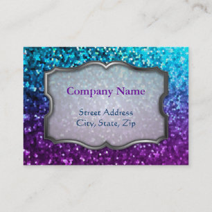 Chubby Business Card Mosaic Sparkley Texture