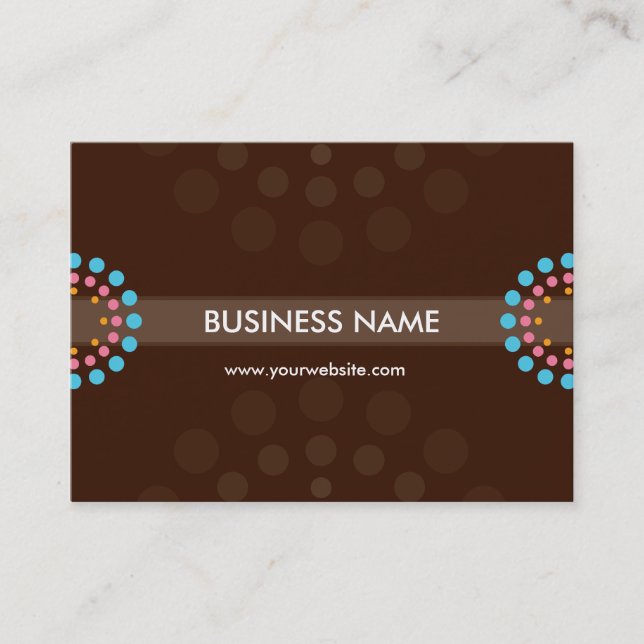 CHUBBY BUSINESS CARD :: retrospot - 5 (Front)