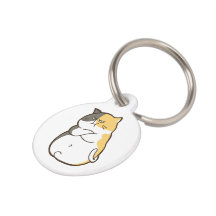 Chubby Calico Cat - Kawaii Sticker