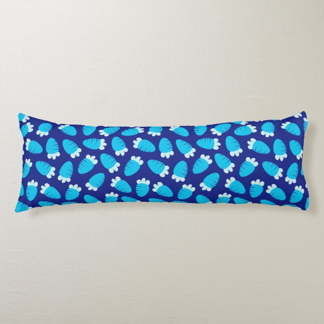Chubby Carrots Blue Body Cushion (Front)