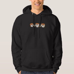 Chubby Cheeks Beagle Dog Hoodie