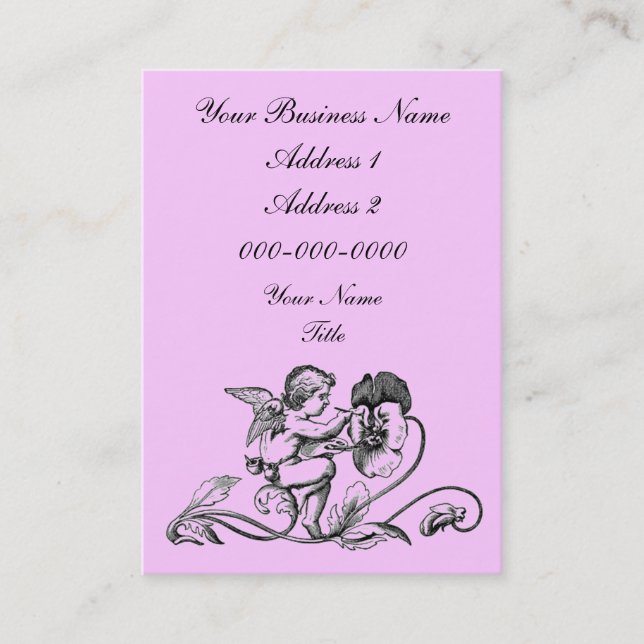 Chubby Cherub Business Card (Front)