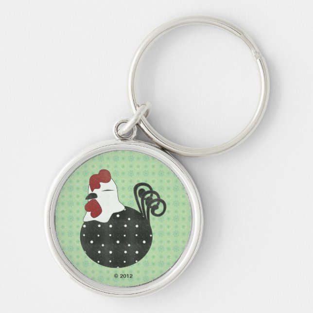 Chubby Chicken Key Ring (Front)