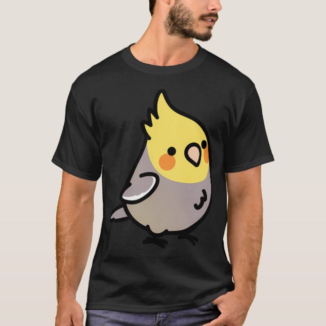 Chubby Cinnamon Cockatiel T-Shirt (Front)