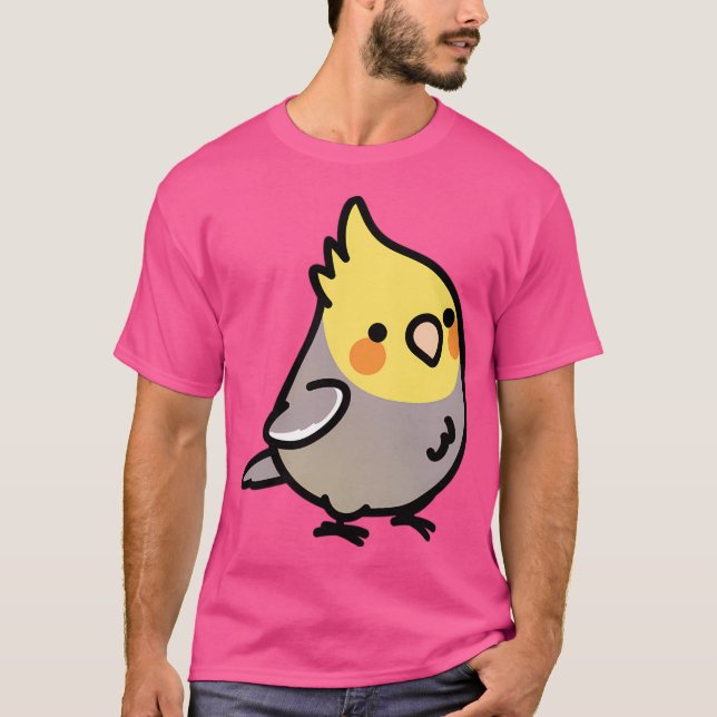 Chubby Cinnamon Cockatiel T-Shirt (Front)