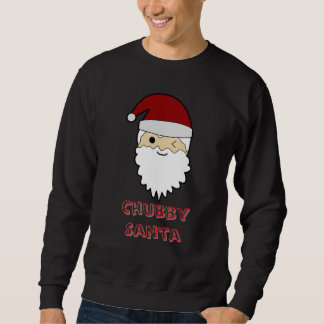 Chubby Cute Santa Face – Adorable Christmas Tee