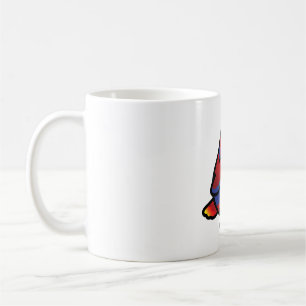 Chubby Female Eclectus Parrot Coffee Mug
