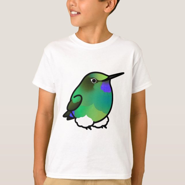 Chubby Glowing Puffleg Hummingbird T-Shirt (Front)
