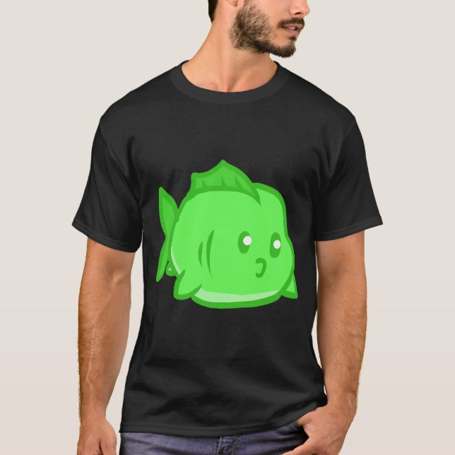 Chubby Green Fish T-Shirt (Front)