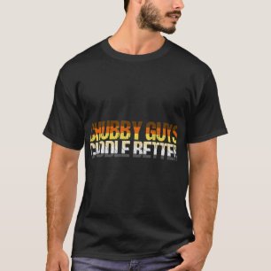 Chubby Guys Cuddle Better Gay Subculture Bear Flag T-Shirt
