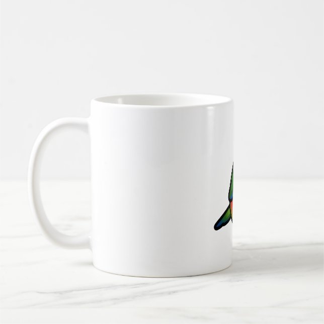 Chubby Jenday Conure Coffee Mug (Left)
