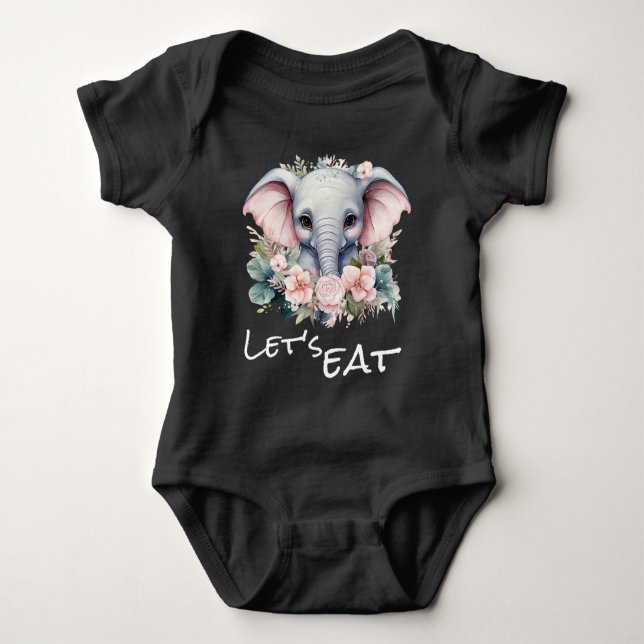 chubby kid's baby bodysuit (Front)