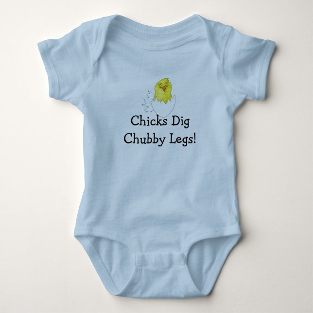 Chubby Legs Baby Onsie Bodysuit (Front)