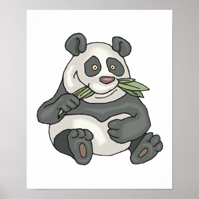 chubby little panda bear poster (Front)
