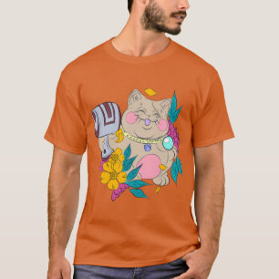 chubby lucky cat T-Shirt