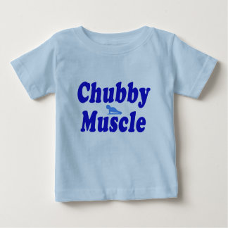 chubby muscle blue baby T-Shirt