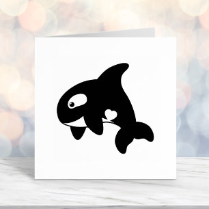 Chubby Orca Whale Self-inking Stamp