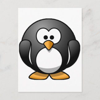 Chubby Penguin Postcard