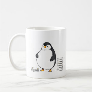 Chubby Penguin Teacher Mug - Funny Teacher Gift
