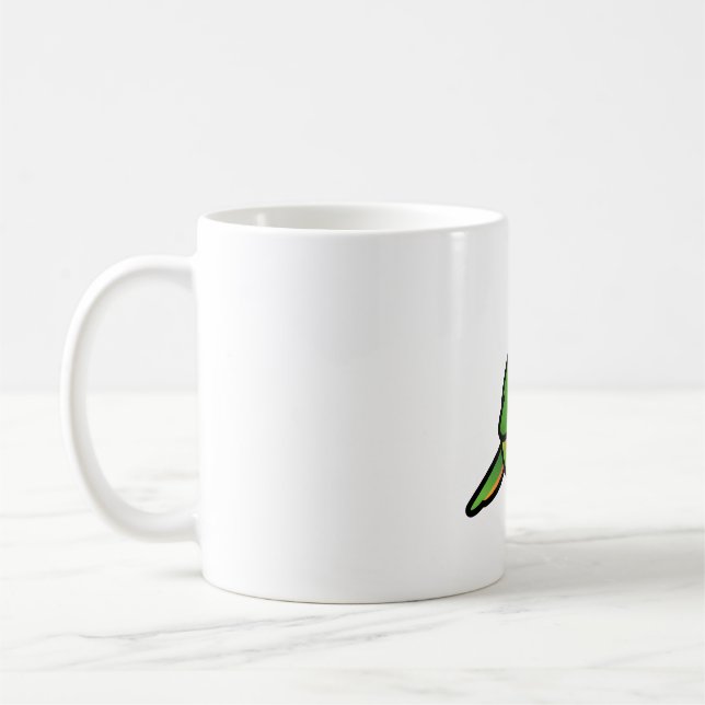 Chubby Rainbow Lorikeet Coffee Mug (Left)