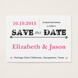 Chubby Save the Date Cards