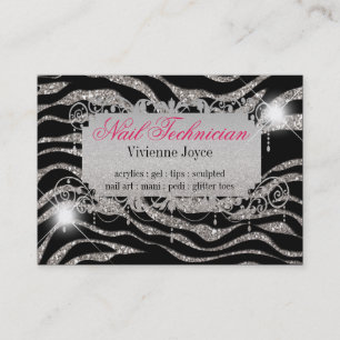Chubby Sparkle & Shine Zebra : Business Cards